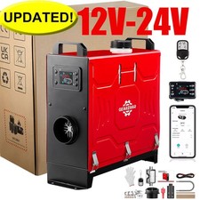 Aquecedor noturno a ar diesel 8KW 12V-24V controle remoto LCD para carro caminhão motor barco van ônibus comprar usado  Enviando para Brazil