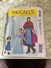Fantasia McCall Frozen Anna Elsa PADRÃO DE COSTURA Tamanho: MISS S, M, L, XL MP381 Corte comprar usado  Enviando para Brazil