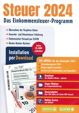 Steuer 2024 einkommenssteuer gebraucht kaufen  Teltow