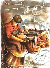 Poulet raymond lithographie d'occasion  Mandelieu-la-Napoule