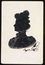 Silhouette portrait 1890 d'occasion  Faucogney-et-la-Mer