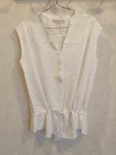 Blouse blanche viscose d'occasion  Bourg-de-Thizy