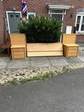Vintage solid oak for sale  NORTHAMPTON