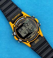 Vintage 1994 Timex Atlantis 100 - Relógio Digital - Excelente - SUPER RARO!! comprar usado  Enviando para Brazil