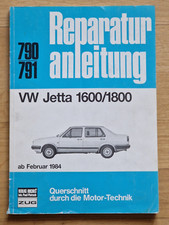 VW Jetta II 1600 1800 C CL GL Carat Type 19E 1984 - 1992 Repair Manual No 790 comprar usado  Enviando para Brazil