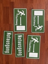 Schilder notausgang fluchtwege gebraucht kaufen  Fellbach