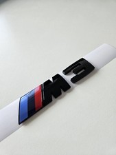 Używany, BMW M3 Emblemat napis czarny błyszczący E30 E36 E46 E90 E91 E92 F30 G20  na sprzedaż  Wysyłka do Poland