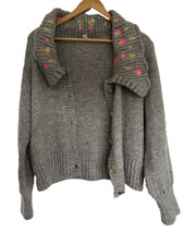 oversized chunky knit cardigan for sale  MIRFIELD