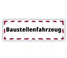 Aufkleber baustellenfahrzeug s gebraucht kaufen  Düsseldorf