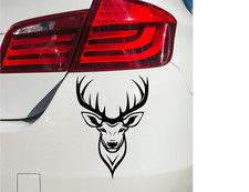 Hirsch kopf aufkleber gebraucht kaufen Hirsch kopf aufkleber gebraucht kaufen  Hamburg