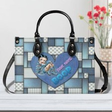Usado, Bolsa de mão de couro Betty Boop nome personalizado, bolsa de mão de couro Disney, bolsa feminina comprar usado  Enviando para Brazil