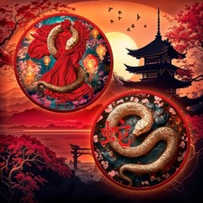 Moeda de prata 1 oz Year of the Wooden Snake 2025 – EUA American Eagle comprar usado  Enviando para Brazil