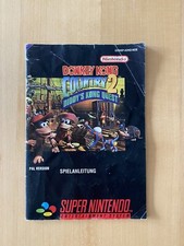 Donkey Kong Country 2 II Snes NOE Anleitung Manual Handbuch Super Nintendo Lot comprar usado  Enviando para Brazil