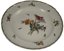 Prato floral antigo de porcelana Cozzi do século XVIII prato de porcelana flor Itália italiano comprar usado  Enviando para Brazil