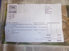 Gauge track for sale  GRANTHAM
