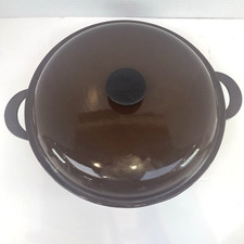 Creuset brown cast for sale  LEEDS