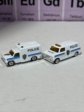 Par de veículos de metal fundido Ford Econoline Police Transport Van 1980 escala 1/64 comprar usado  Enviando para Brazil