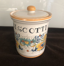 Deruta biscotti jar for sale  Tarrytown