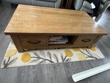 Solid oak coffee for sale  DEREHAM