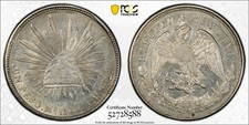 Peso plata México 1900 graduación profesional AU-55 KM-409,2 segunda mano  Embacar hacia Mexico