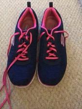 Navy textile upper for sale  BOLTON