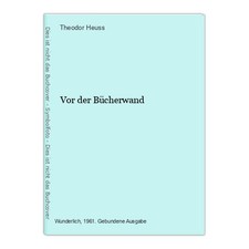 Bücherwand heuss theodor gebraucht kaufen  Grasellenbach