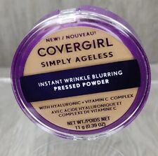 Cover Girl Simply Ageless Instant Wrinkle Blurring Pressed Powder 265 Tawny Novo , usado comprar usado  Enviando para Brazil