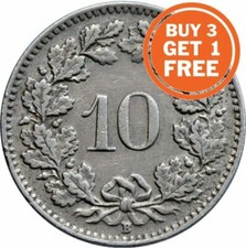 Rappen swiss coin for sale  BURNTWOOD