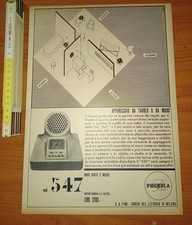 Pubblicità phonola radio. usato  Novellara