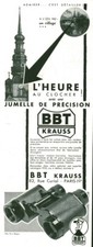 Publicité ancienne jumelle d'occasion  France