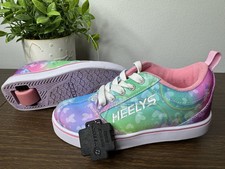 Sapato Heelys Youth tamanho 3 rodas Pro 20 Ella corante arco-íris com cadarço e plugues comprar usado  Enviando para Brazil