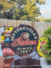 Indian motorcycle porcelain for sale  Polk City