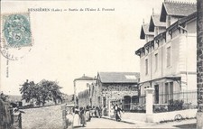 Cpa bussieres sortie d'occasion  Chauffailles