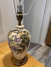 Moorcroft lamp immaculate for sale  BROMYARD