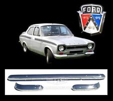 Conjunto completo de para-choques de aço inoxidável Ford Escort MK1 novo em folha comprar usado  Enviando para Brazil