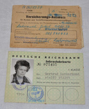 Jahresfahrkarte deutsche reich gebraucht kaufen  Zschopau
