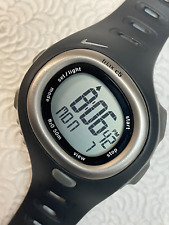 Usado, Relógio esportivo masculino Nike Triax c5 preto/prata oval, 43mm, cronógrafo, alarme, SM0015 comprar usado  Enviando para Brazil