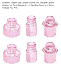 Pcs candlestick holders for sale  Fairfield