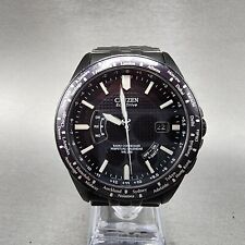 Citizen Eco-Drive World Time relógio masculino 44mm mostrador preto tom preto data redonda comprar usado  Enviando para Brazil