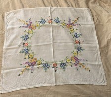 embroidered vintage tablecloth for sale  BLACKBURN