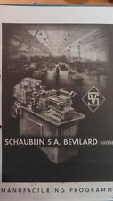 Schaublin manufacturing progra for sale  HUDDERSFIELD