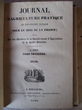 Journal agriculture pratique d'occasion  Riscle