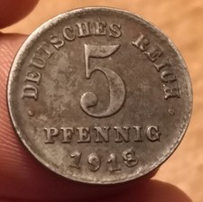 Moneta pfennig 1918 usato  Olbia