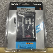 Gravador de cassete Sony player portátil máquina de ditado Pressman TCM-82V NOB comprar usado  Enviando para Brazil