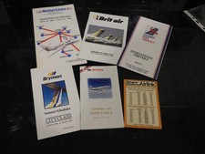 Airliner timetables including for sale  HINDHEAD