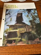 Terex rock trucks for sale  Berlin