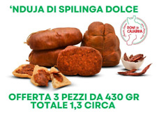 Nduja di Spilinga DOLCE  - Offerta 3 Pezzi da 410g - Totale 1,2 kg circa na sprzedaż  Wysyłka do Poland
