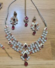 Orange pink kundan for sale  NUNEATON