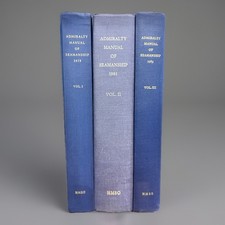 Vintage admiralty manuals for sale  BARNSTAPLE