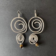 Orecchini wire wrapping usato  Savona